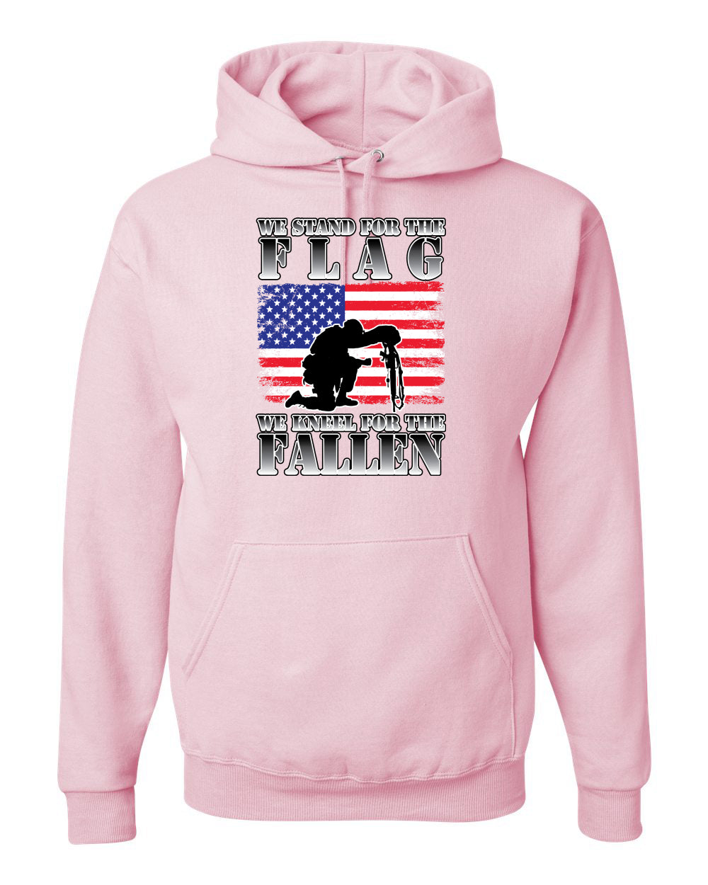 We Stand For The Flag We Kneel For The Fallen, American Veteran, Proud Veteran shirt, Americana / American Pride Unisex Hoodie Sweatshirt