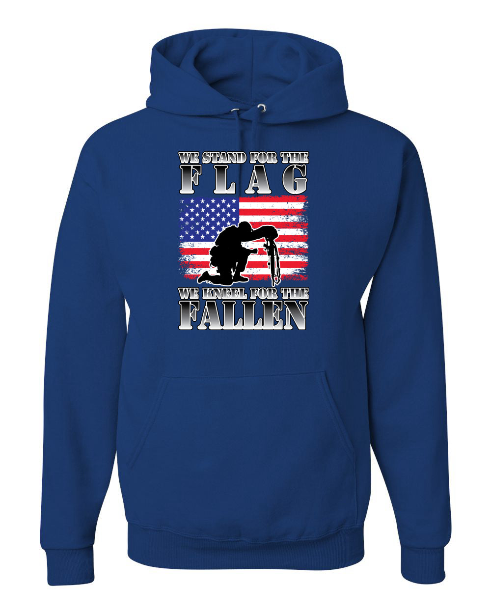 We Stand For The Flag We Kneel For The Fallen, American Veteran, Proud Veteran shirt, Americana / American Pride Unisex Hoodie Sweatshirt