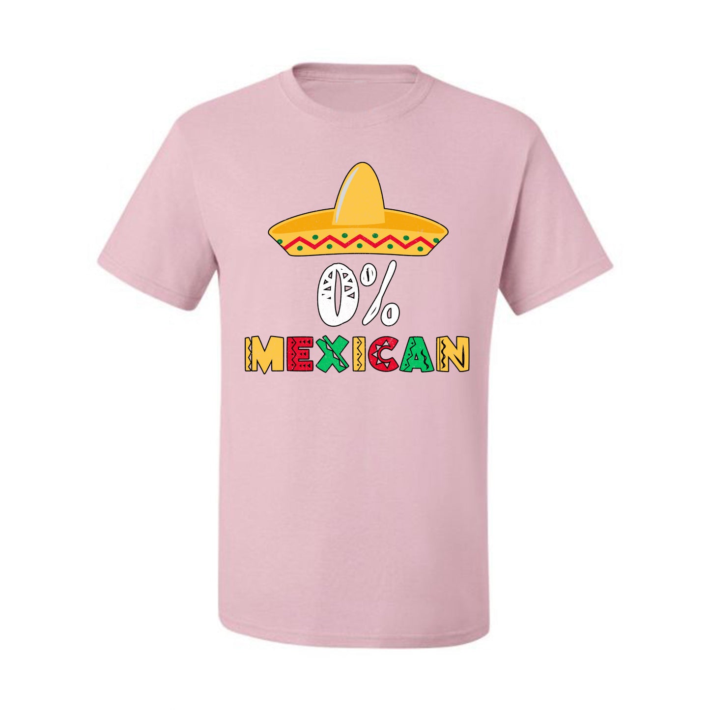 0% Mexican Sombrero Cinco De Mayo, Mexican Culture, Mexican Heritage, Drinking Men's T-Shirt