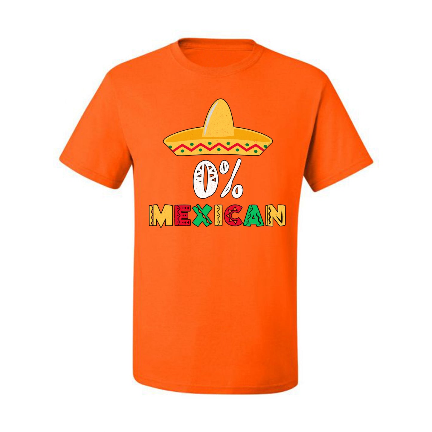 0% Mexican Sombrero Cinco De Mayo, Mexican Culture, Mexican Heritage, Drinking Men's T-Shirt