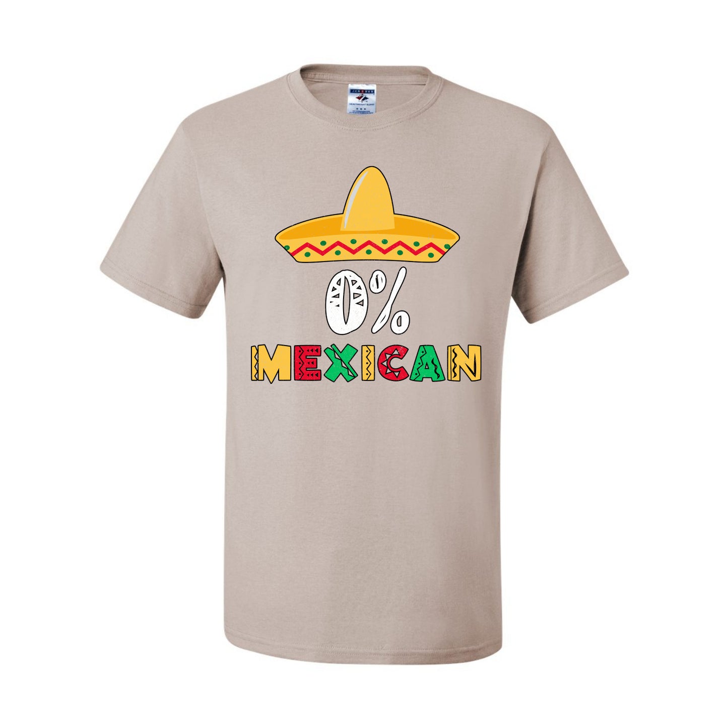 0% Mexican Sombrero Cinco De Mayo, Mexican Culture, Mexican Heritage, Drinking Men's T-Shirt