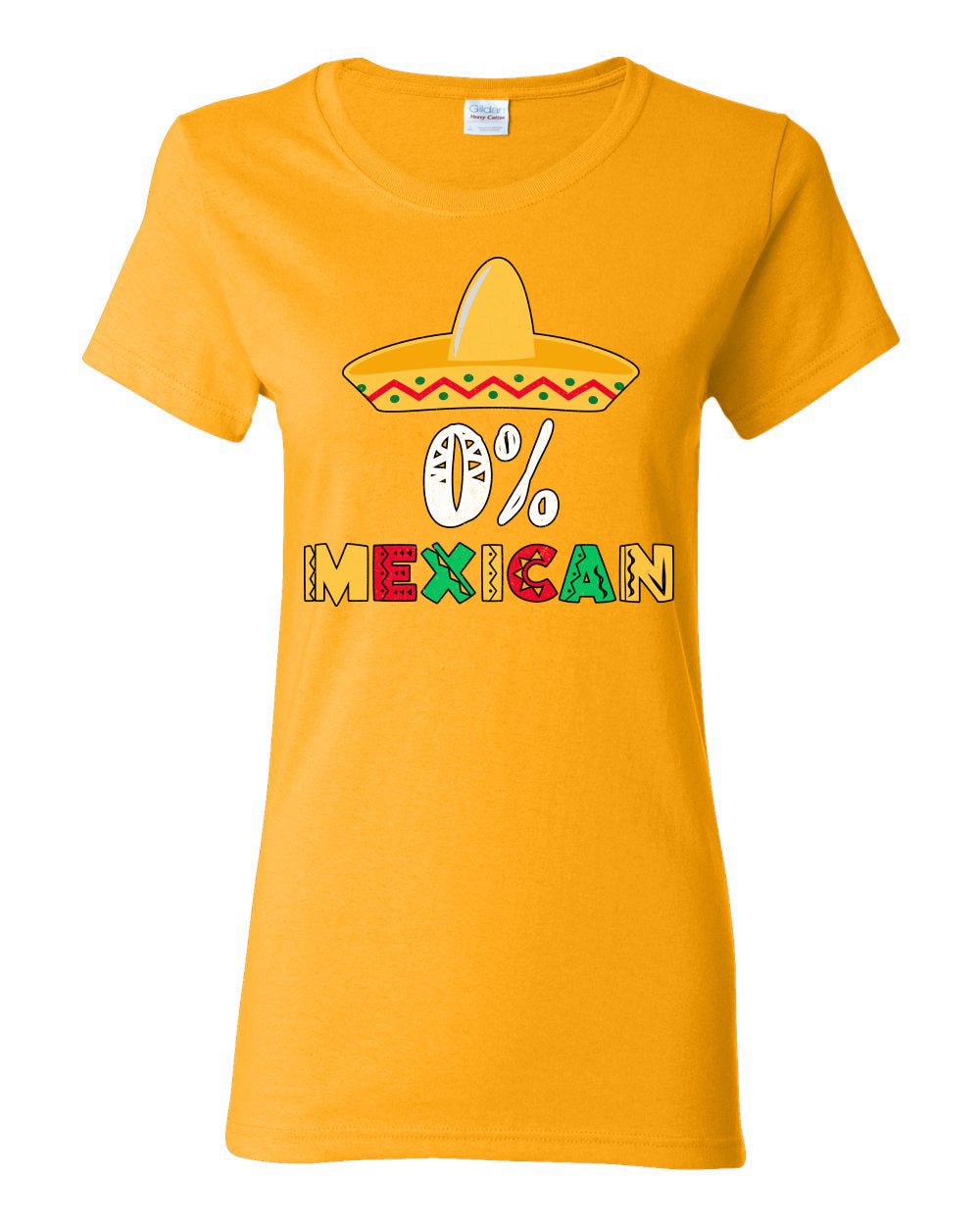 0% Mexican Sombrero Cinco De Mayo, Mexican Culture, Mexican Heritage, Drinking Womens Graphic T-Shirt