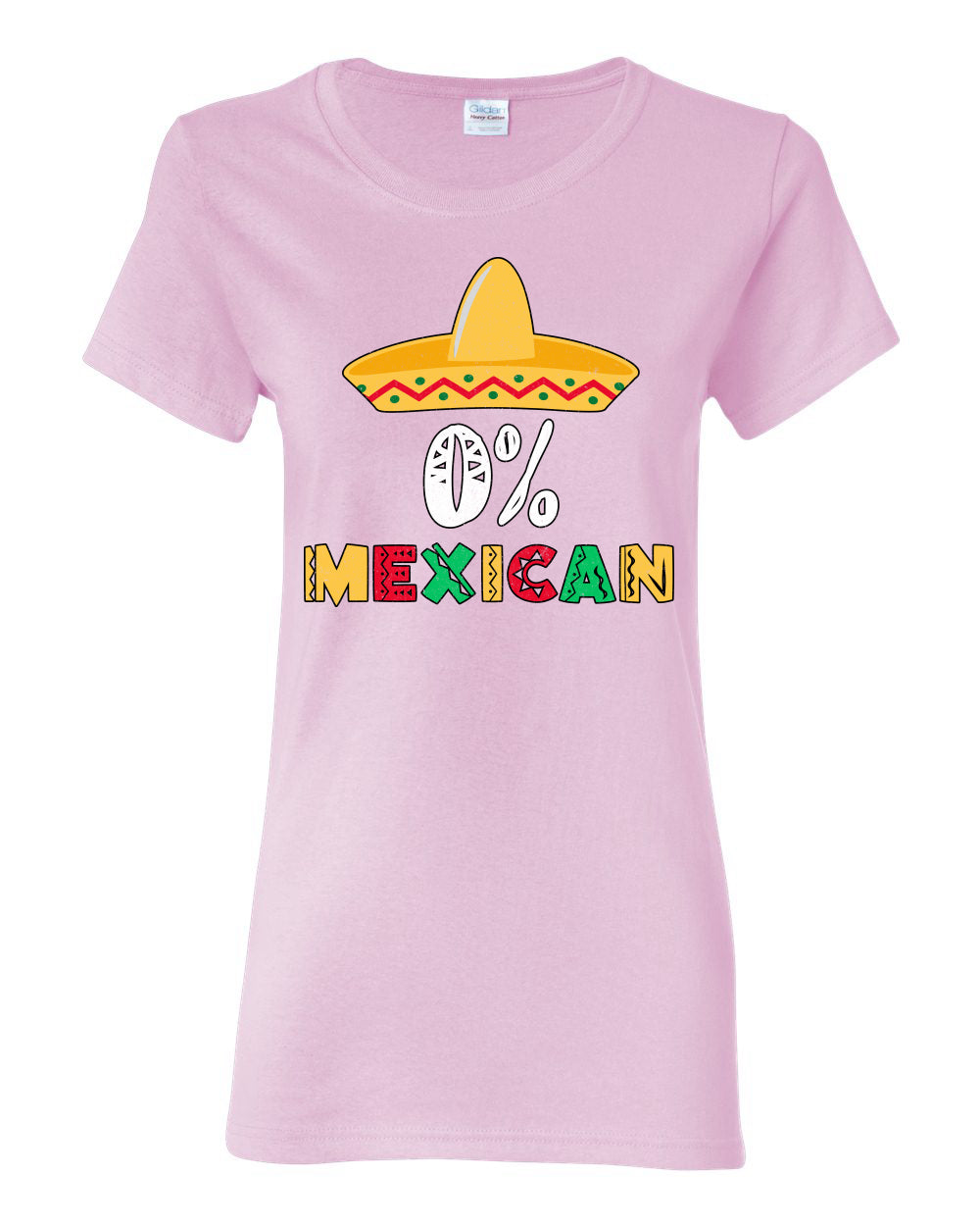 0% Mexican Sombrero Cinco De Mayo, Mexican Culture, Mexican Heritage, Drinking Womens Graphic T-Shirt