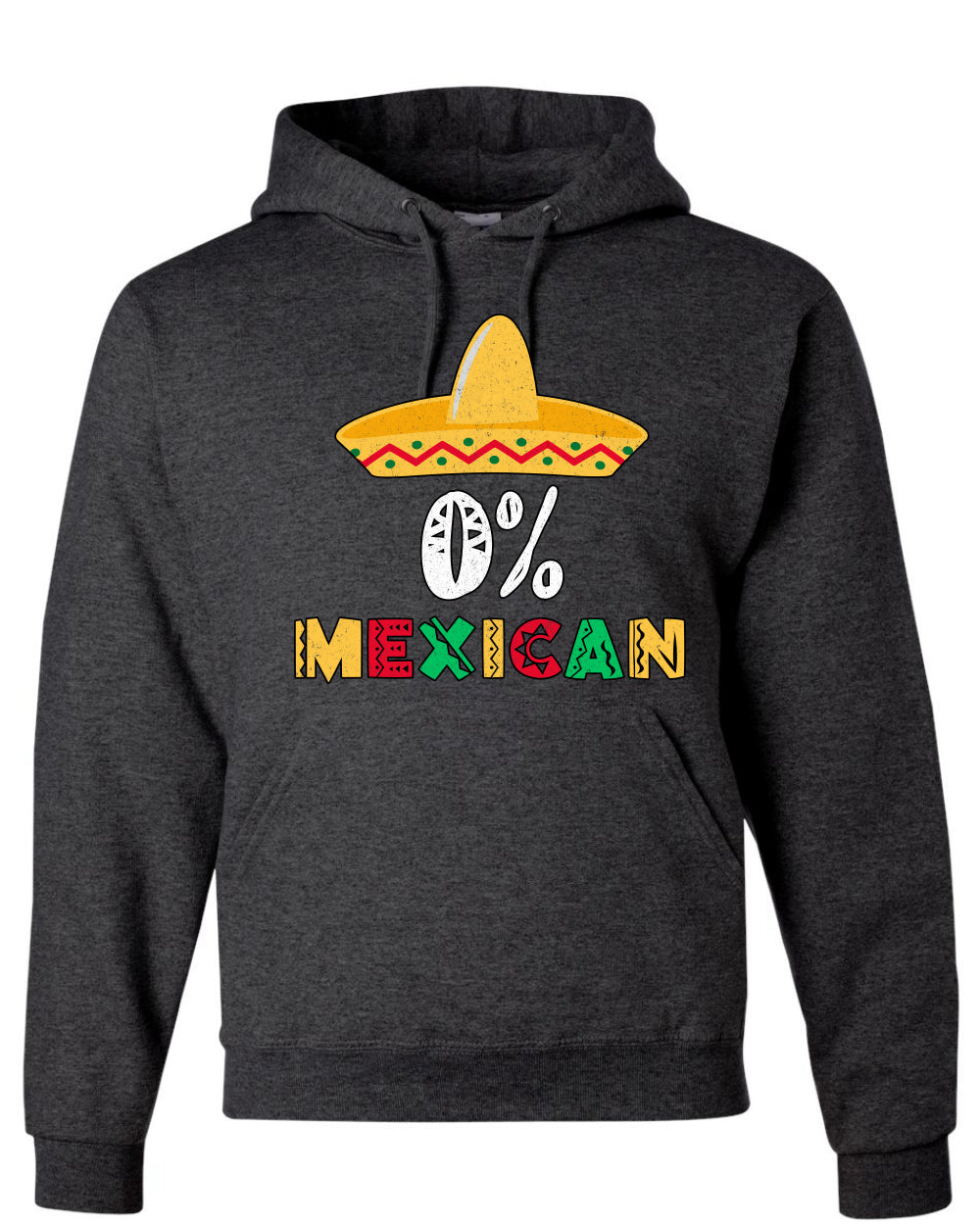 0% Mexican Sombrero Cinco De Mayo, Mexican Culture, Mexican Heritage, Drinking Unisex Hoodie Sweatshirt