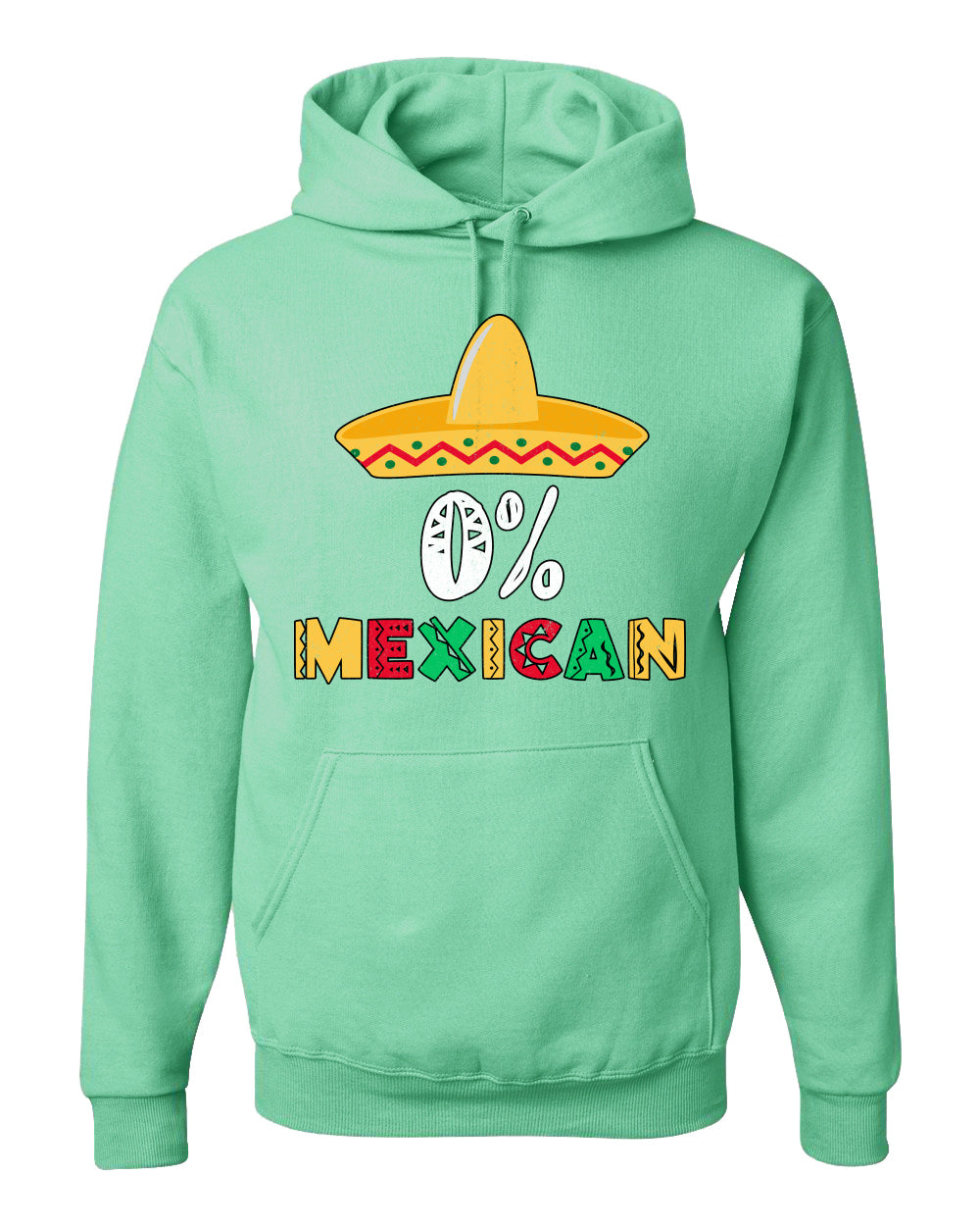 0% Mexican Sombrero Cinco De Mayo, Mexican Culture, Mexican Heritage, Drinking Unisex Hoodie Sweatshirt