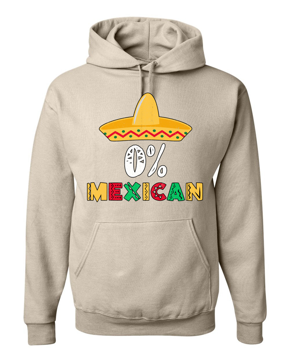 0% Mexican Sombrero Cinco De Mayo, Mexican Culture, Mexican Heritage, Drinking Unisex Hoodie Sweatshirt