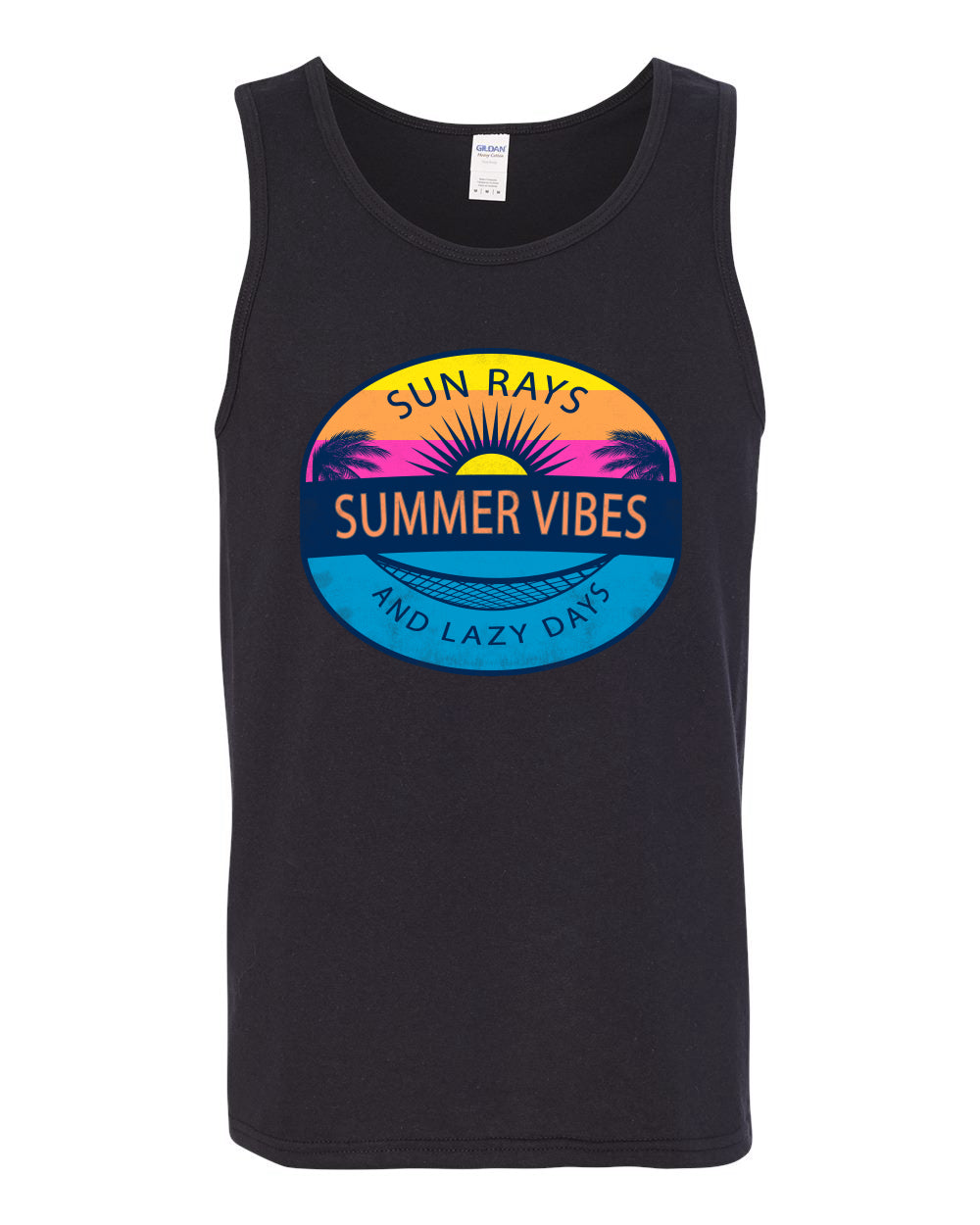 Sun Rays Summer Vibes And Lazy Days, Summer Trends, Beach Style Shirt, Beach Mens Tank Top