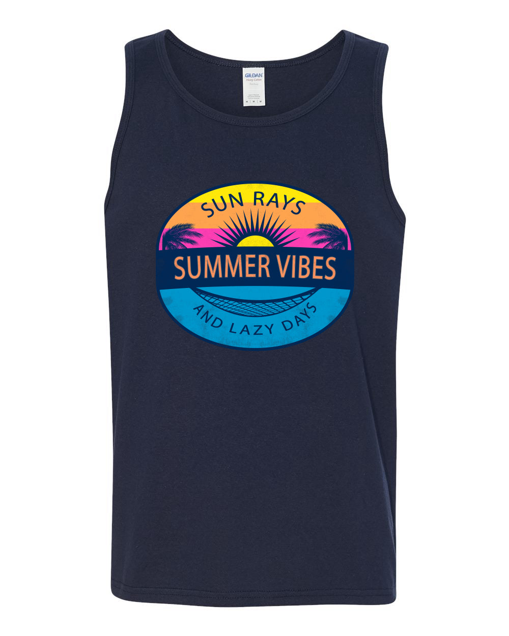 Sun Rays Summer Vibes And Lazy Days, Summer Trends, Beach Style Shirt, Beach Mens Tank Top