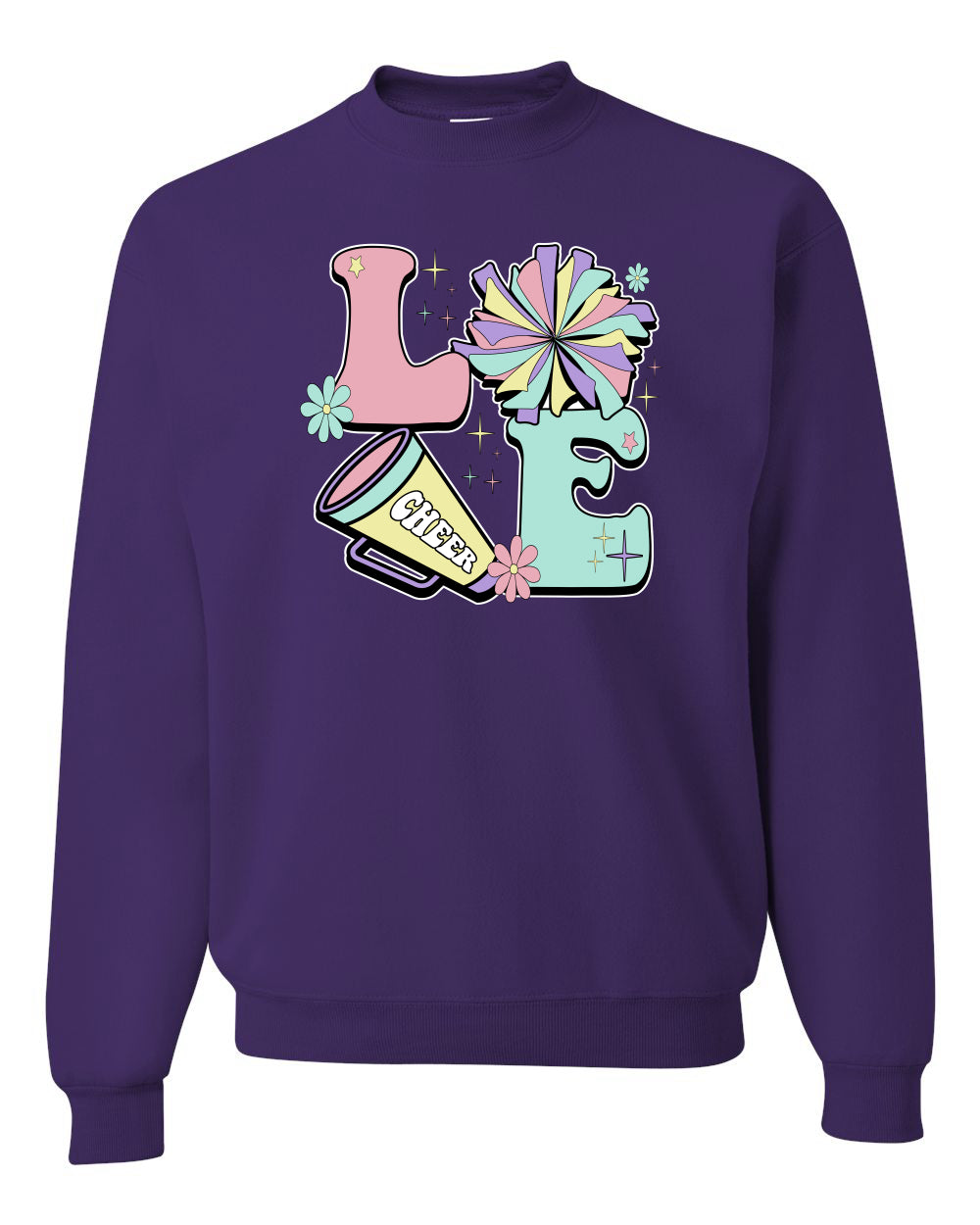 Love Cheer, Humor Shirt, Cheer Mom Apparel,  Humor Unisex Crewneck Sweatshirt